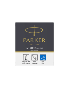 Parker set 6 cartuse mini Quink S0767240