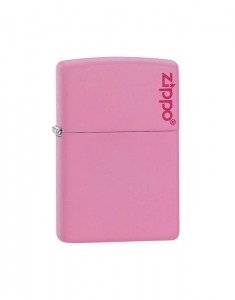 Zippo Classic Pink Matte Logo 238ZL