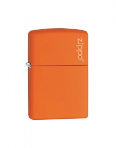 Zippo Orange Matte Logo 231ZL