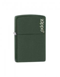 Zippo Classic Green Matte Logo 221ZL