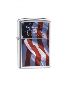 Zippo Classic Made in USA Flag 24797